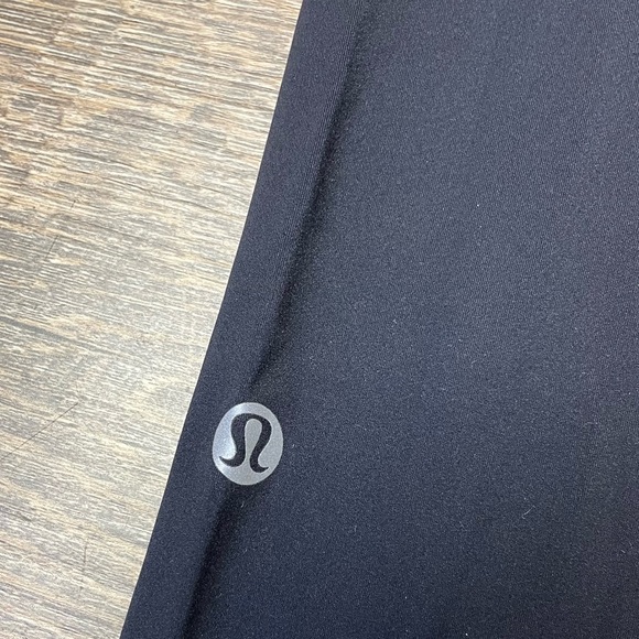 Lululemon Fast & Free Crop II *Nulux 19" Black Womens Size 4 Leggings Tights Gym - Picture 9 of 14